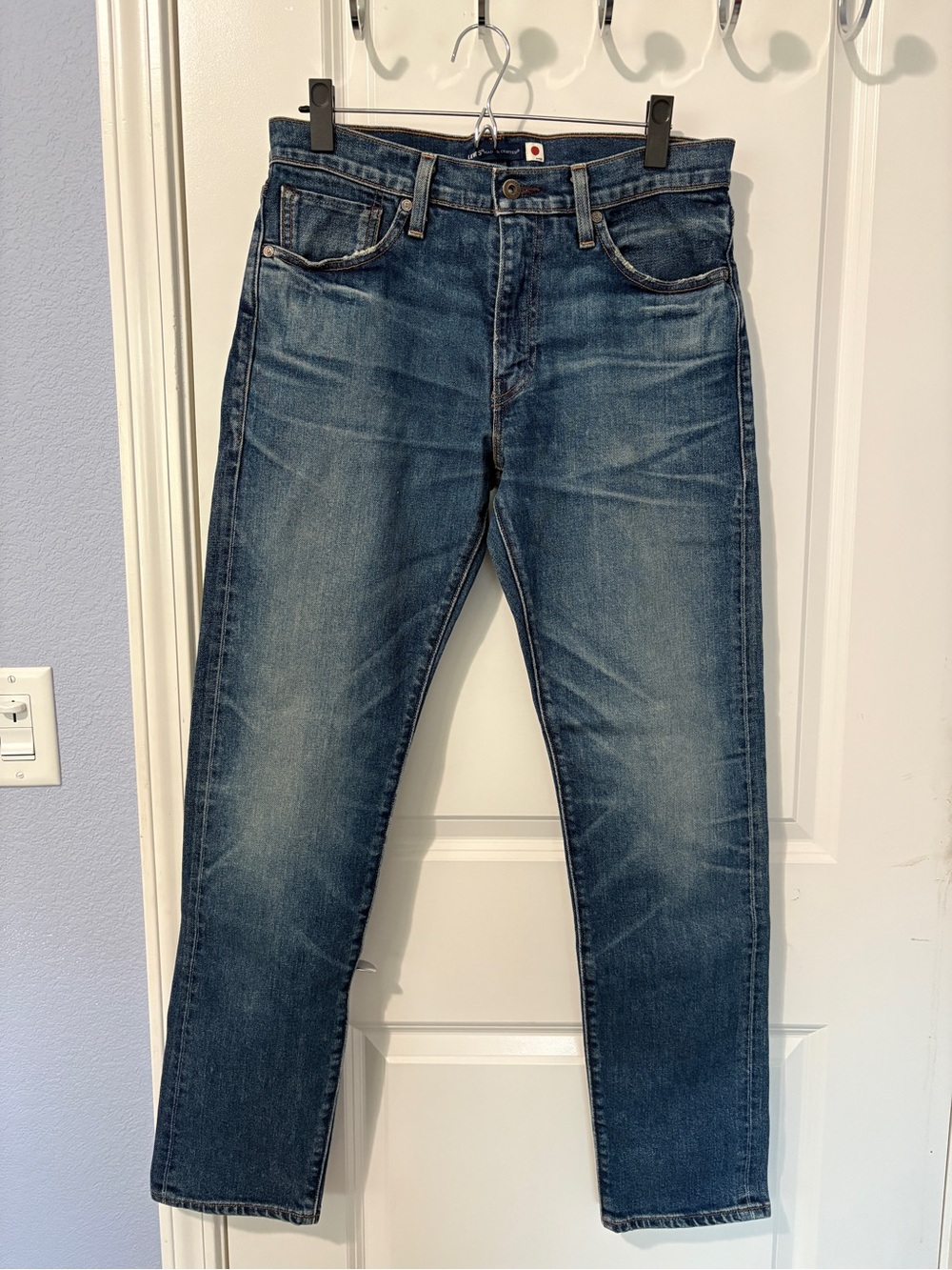 Levis 511 Jeans Mens 32 Slim Selvedge Japanese Denim 32x32